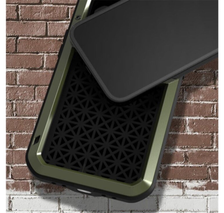 Ochranný kryt pro iPhone 13 Pro - LOVE MEI, Powerful Green