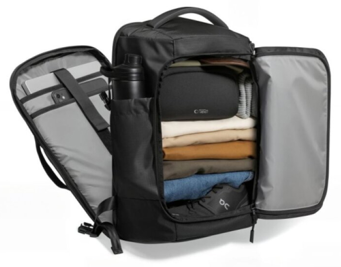 Batoh do letadla 24L - Tech-Protect, Defender S70 40x30x20 (RYANAIR & WIZZAIR) Black