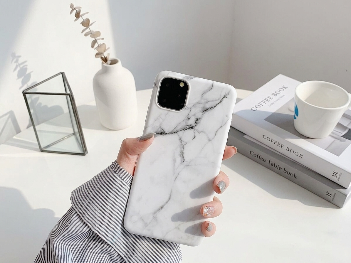 Ochranný kryt pro iPhone 7 / 8 / SE (2020/2022) - Marble White