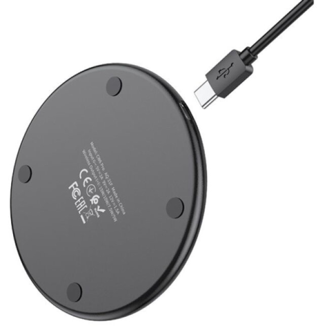 Rychlá bezdrátová nabíječka - Hoco, CW6 ProEasy 15W Black