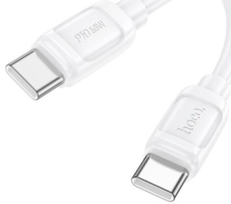 Kabel USB-C na USB-C - Hoco, X115 Surpass 60W White