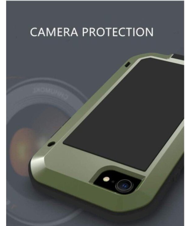 Ochranný kryt pro iPhone 7 / 8 / SE (2020/2022) - LOVE MEI, Powerful Green