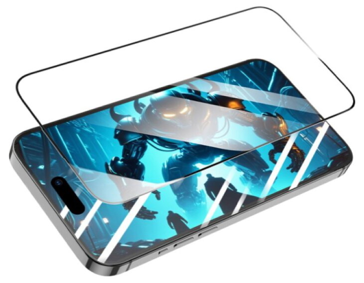 Ochranné tvrzené sklo na iPhone 15 PLUS / 16 PLUS - Hoco, Bear Shield