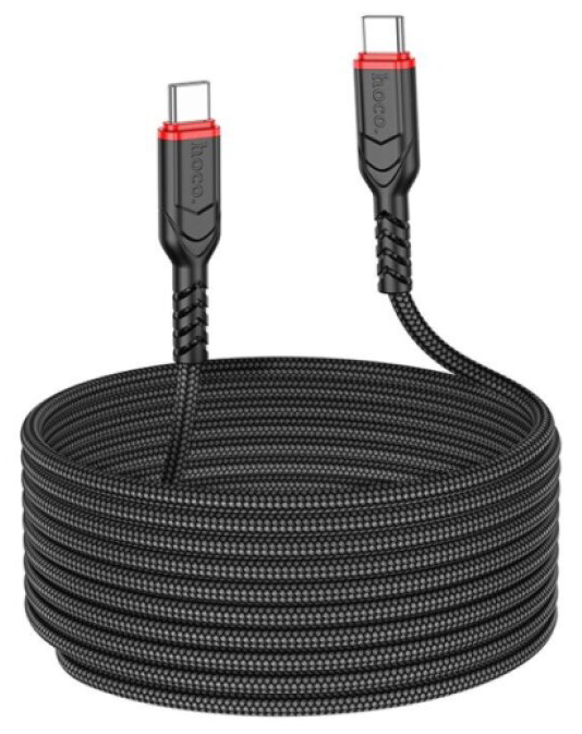 Kabel USB-C na USB-C - Hoco, X59 Victory 60W 300cm Black