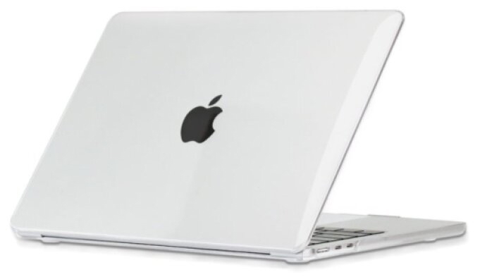 Ochranný kryt na MacBook Air 13 (2022-2026) - Tech-Protect, SmartShell Crystal Clear