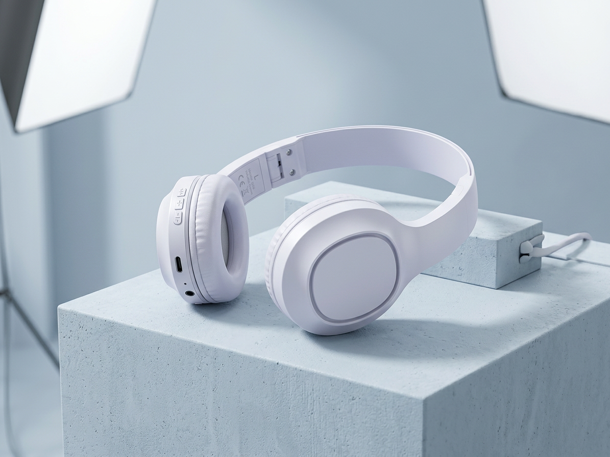 Bezdrátová náhlavní sluchátka - Hoco, W46 Charm Light Blue Gray