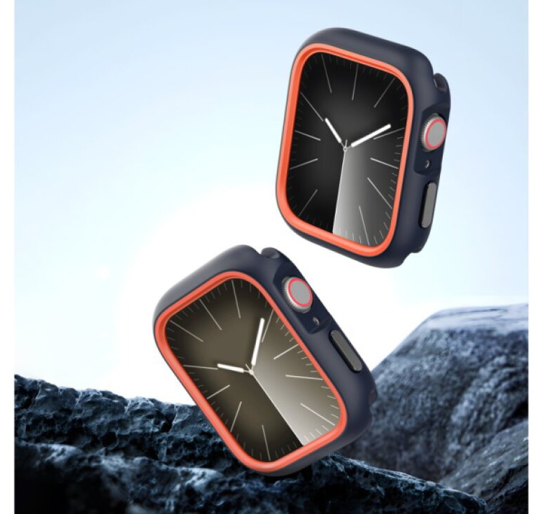 Ochranný kryt na Apple Watch 42mm - DuxDucis, Bamo Midnight/Orange