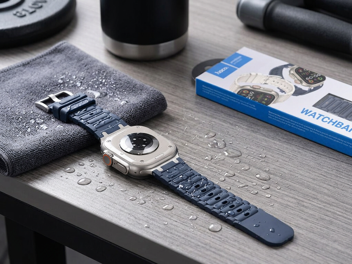 Řemínek pro Apple Watch 44mm / 45mm / 46mm / 49mm - Hoco, WA35 Emir Grayish Blue