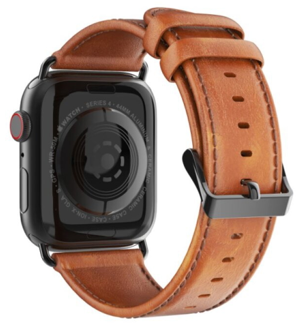 Kožený pásek / řemínek pro Apple Watch 38mm / 40mm / 41mm / 42mm - DuxDucis, Business Brown