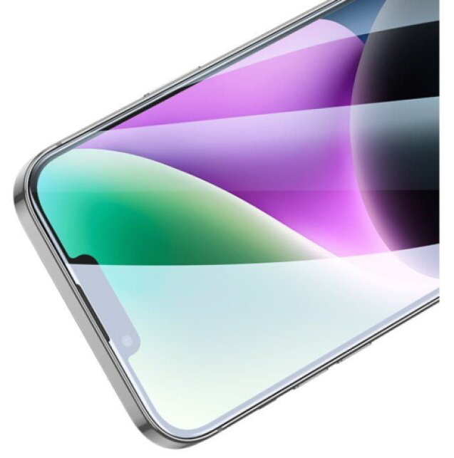 Ochranné tvrzené sklo na iPhone 15 PLUS - Hoco, G1 FlashAttach