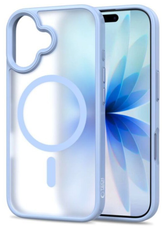 Ochranný kryt na iPhone 17 - Tech-Protect, Magmat MagSafe Matte Mist Blue