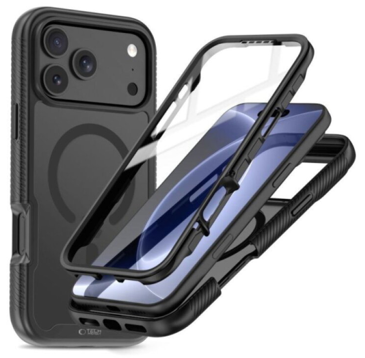 Ochranný kryt na iPhone 17 Pro MAX / 18 Pro MAX - Tech-Protect, Defense MagSafe Black