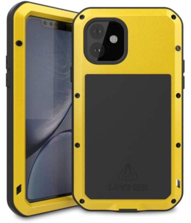 Ochranný kryt na iPhone 11 - LOVE MEI, Powerful Yellow
