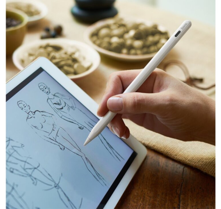 Dotykové pero pro iPad - Hoco, GM113 Active Stylus White