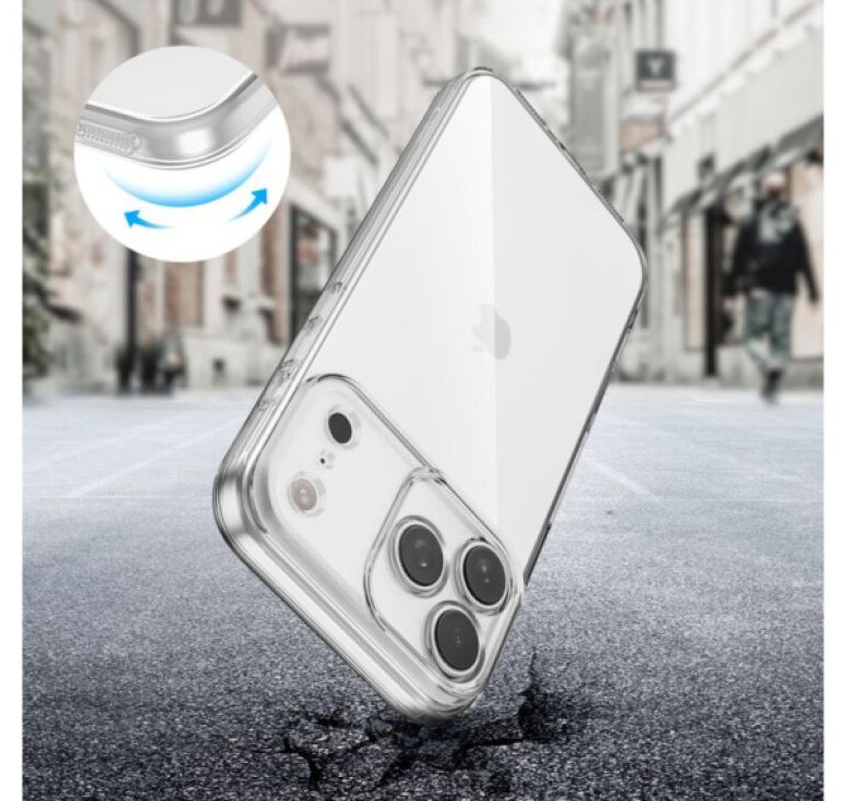 Ochranný kryt na iPhone 17 Pro - Tech-Protect, Flexair Clear