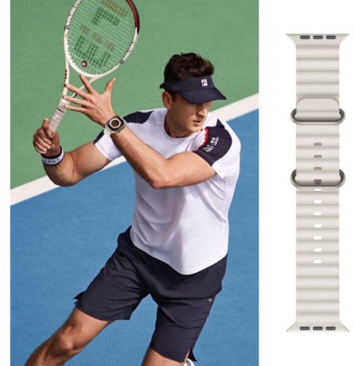 Řemínek pro Apple Watch 44mm / 45mm / 46mm / 49mm - Tech-Protect, Iconband Pro Beige