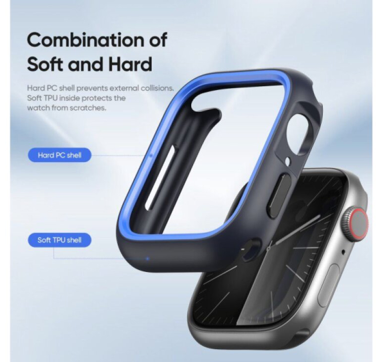 Ochranný kryt na Apple Watch 41mm - DuxDucis, Bamo Midnight/Blue