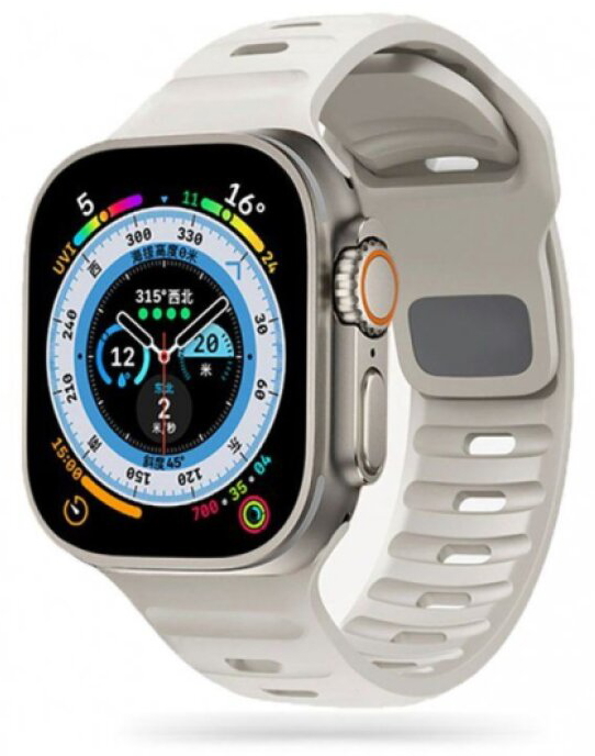 Řemínek pro Apple Watch 44mm / 45mm / 46mm / 49mm - Tech-Protect, Iconband Line Starlight