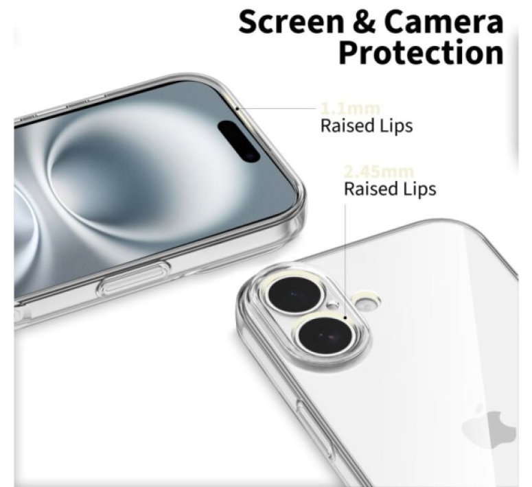 Ochranný kryt na iPhone 17 - Tech-Protect, Flexair Clear