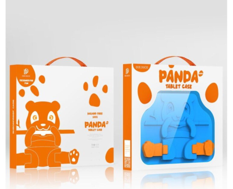 Dětské pouzdro pro iPad 10.2 (2021/2020/2019) - DuxDucis, Panda Blue