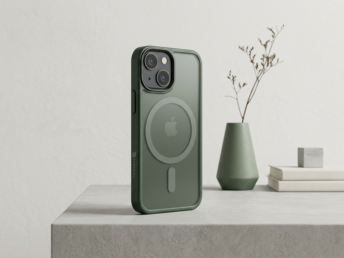 Ochranný kryt pro iPhone 13 mini - Tactical, MagForce Hyperstealth Forest Green
