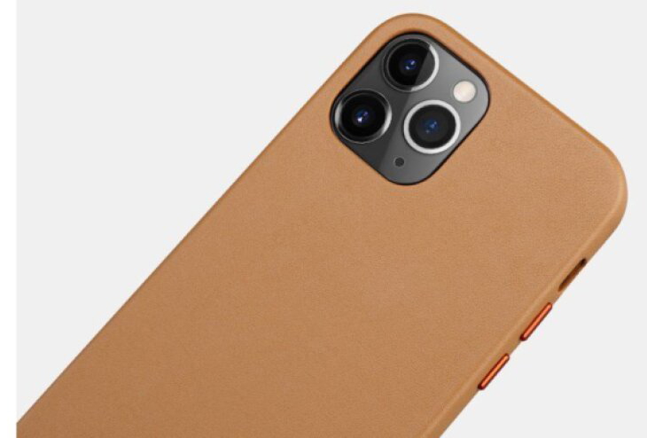 Kožený kryt na iPhone 12 Pro MAX - iCarer, Original Brown