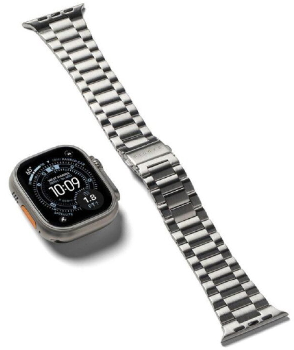 Řemínek na Apple Watch 44mm / 45mm / 46mm / 49mm - Ringke, Metal One Air