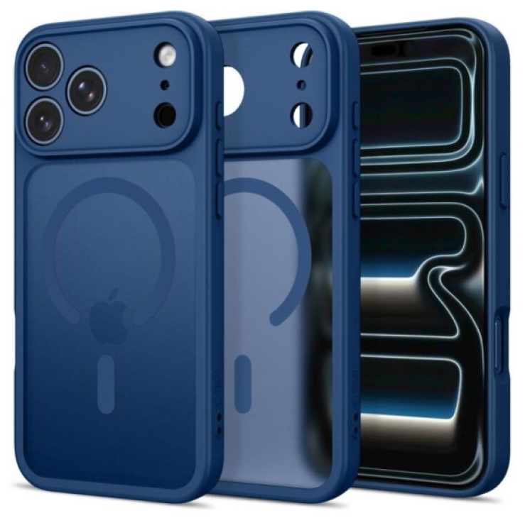 Ochranný kryt na iPhone 17 Pro MAX / 18 Pro MAX - Tech-Protect, Basicmag MagSafe Deep Blue