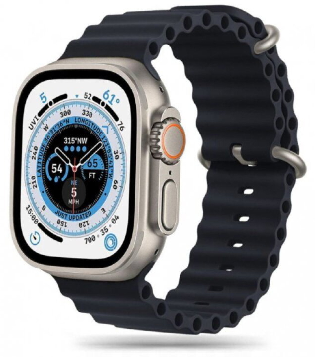 Řemínek pro Apple Watch 44mm / 45mm / 46mm / 49mm - Tech-Protect, Iconband Pro Black