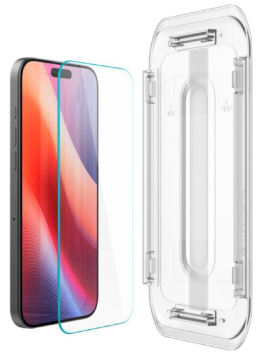 Ochranné tvrzené sklo na iPhone 17 Pro MAX / 16 Pro MAX - Spigen, Glas.tR EZ Fit (2ks s aplikátorem)