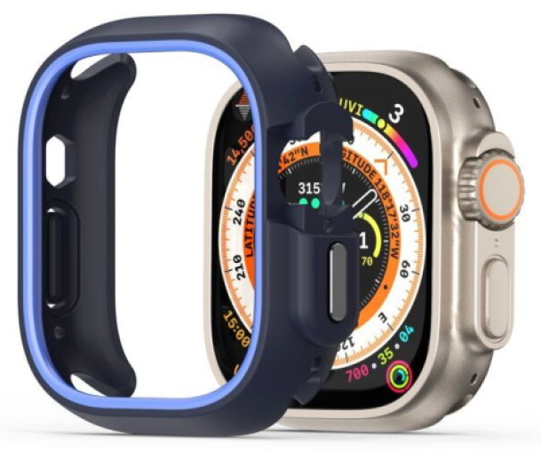 Ochranný kryt na Apple Watch 49mm - DuxDucis, Bamo Midnight/Blue