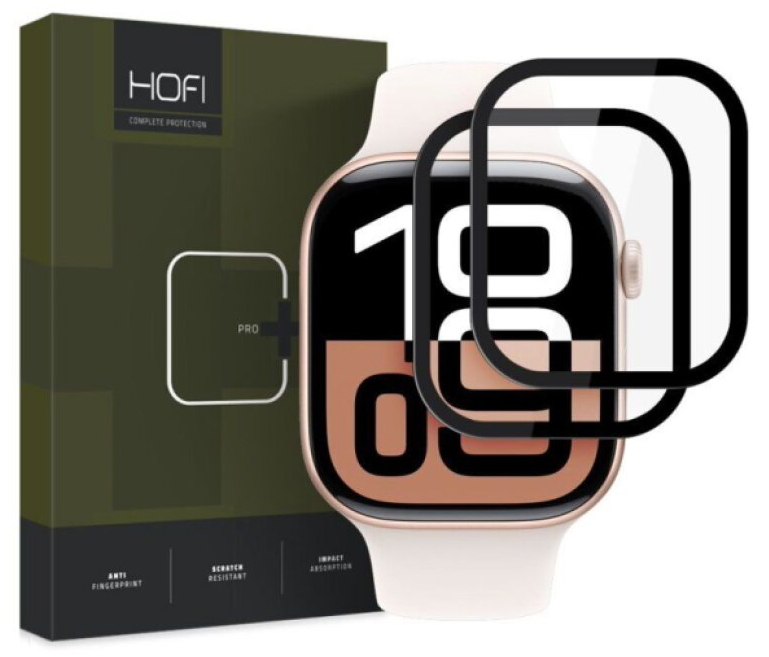 Hybridní ochranné sklo pro Apple Watch 42mm - Hofi, Hybrid Glass (2ks)