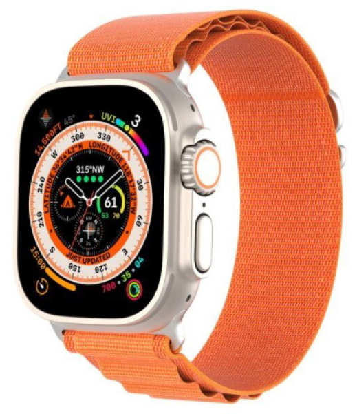 Řemínek pro Apple Watch 44mm / 45mm / 46mm / 49mm - DuxDucis, GS Orange