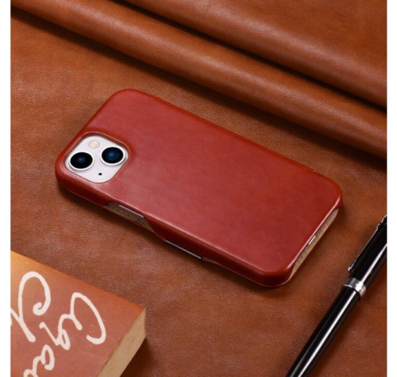 Knížkové pouzdro pro iPhone 13 Pro - iCarer, Vintage Red