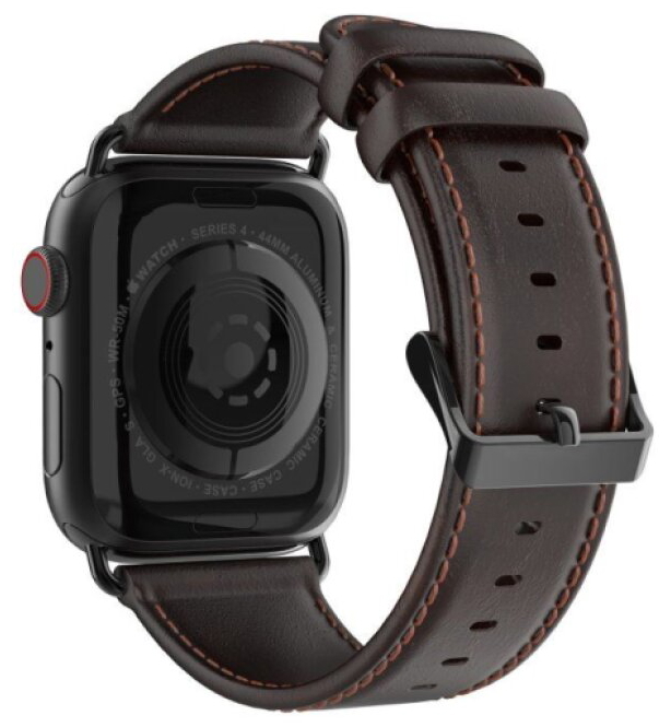 Kožený pásek / řemínek pro Apple Watch 38mm / 40mm / 41mm / 42mm - DuxDucis, Business Coffee