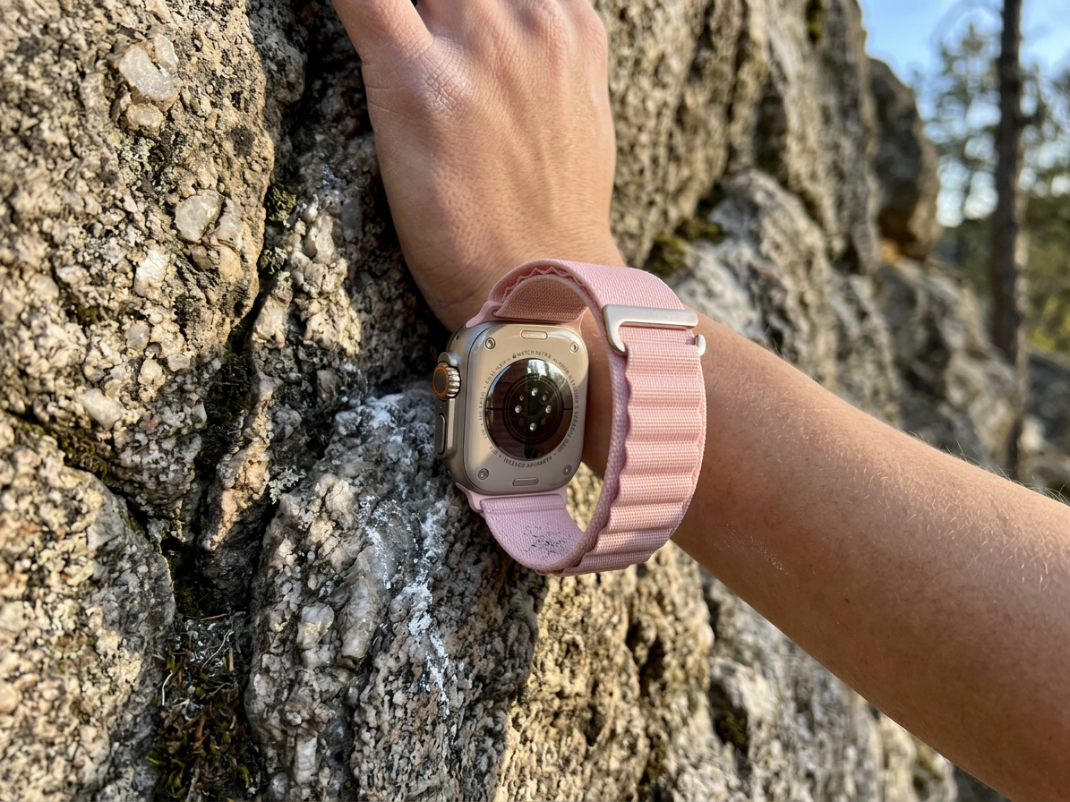 Řemínek pro Apple Watch 38mm / 40mm / 41mm / 42mm - Hoco, WA20 Climbing Cream Sand