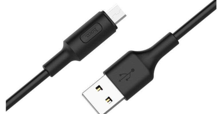 Kabel MICRO-USB - Hoco, X25 Soarer Black