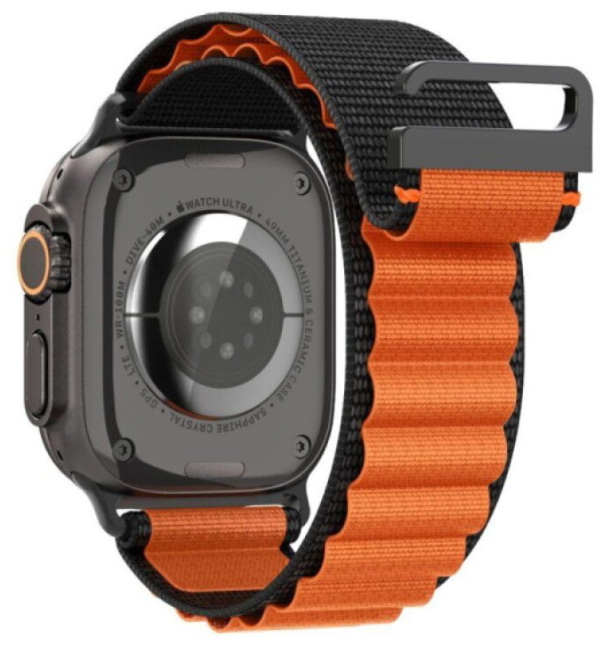 Řemínek na Apple Watch 44mm / 45mm / 46mm / 49mm - Spigen, WBF1 Orange
