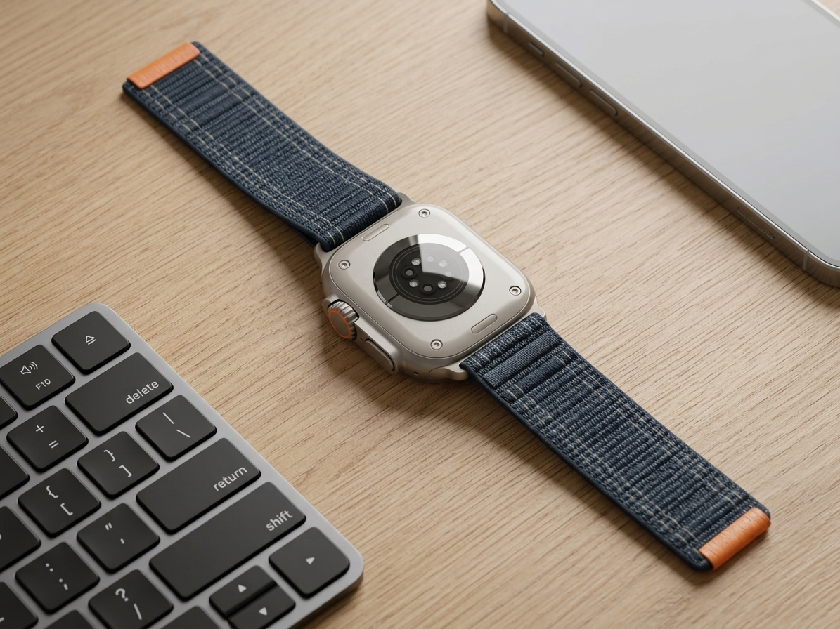 Řemínek pro Apple Watch 38mm / 40mm / 41mm / 42mm - Hoco, WA42 Fabric Dark Blue