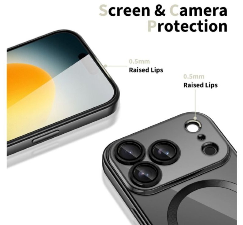 Ochranný kryt na iPhone 17 Pro - Tech-Protect, Magflex MagSafe Shiny Black