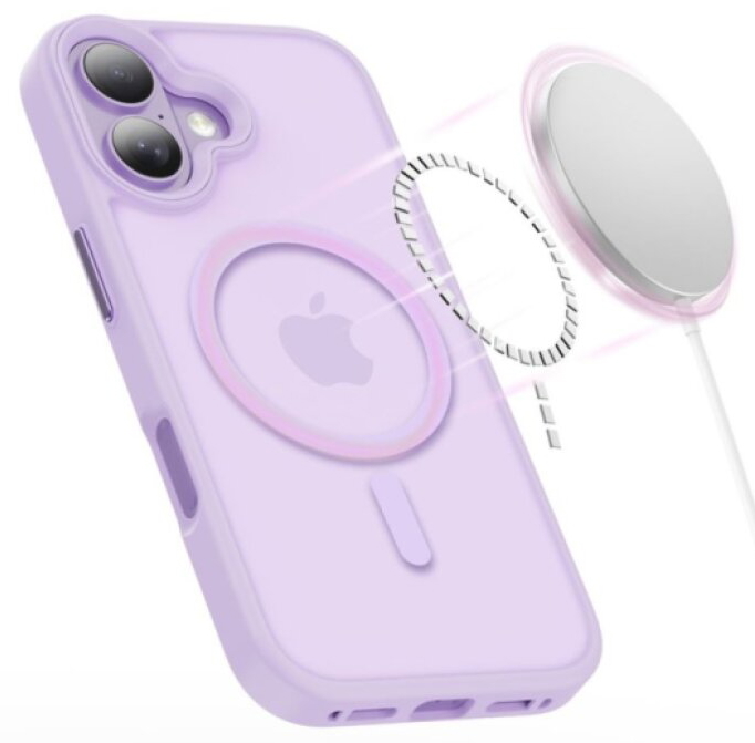 Ochranný kryt na iPhone 17 - Tech-Protect, Magmat MagSafe Matte Lavender