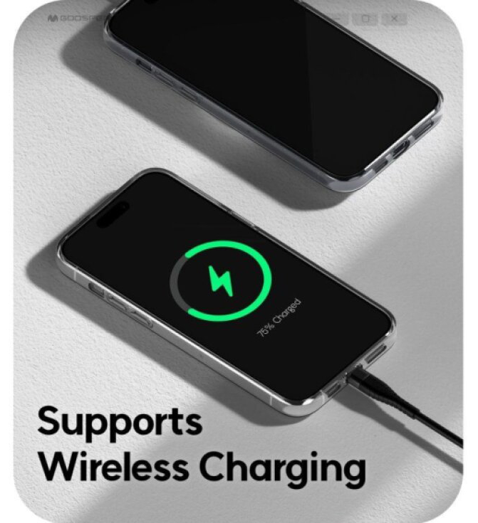 Ochranný kryt na iPhone 15 Pro MAX - Mercury, Jelly Transparent