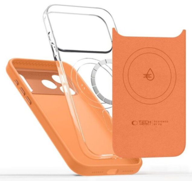 Ochranný kryt na iPhone 17 Pro - Tech-Protect, Uniq MagSafe Cosmic Orange