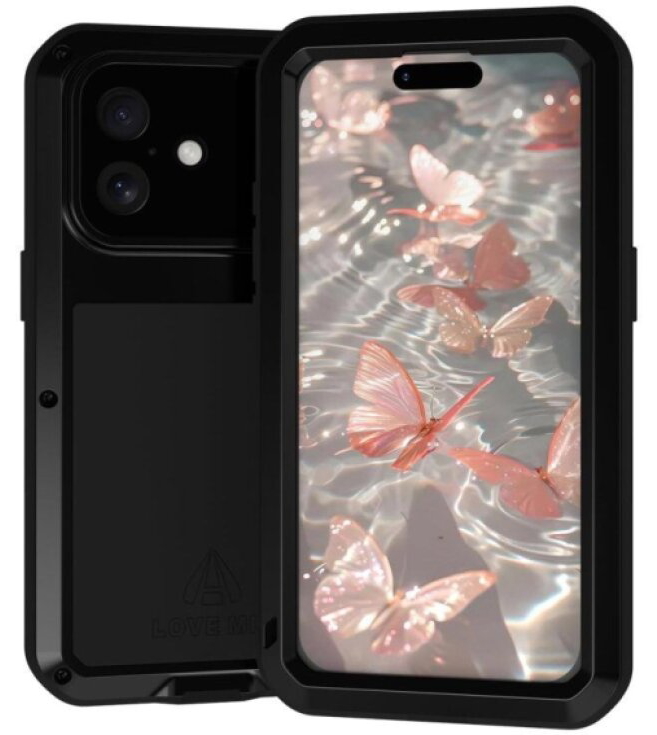 Ochranný kryt na iPhone 17 - LOVE MEI, Powerful Black