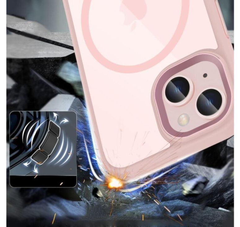 Ochranný kryt na iPhone 15 - Tech-Protect, Magmat MagSafe Pink