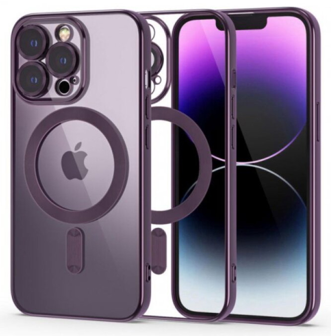 Ochranný kryt pro iPhone 14 Pro - Tech-Protect, Magshine MagSafe Purple
