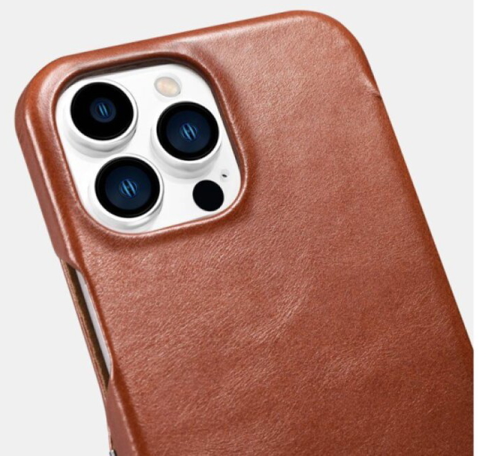 Knížkové pouzdro pro iPhone 13 Pro MAX - iCarer, Vintage Brown