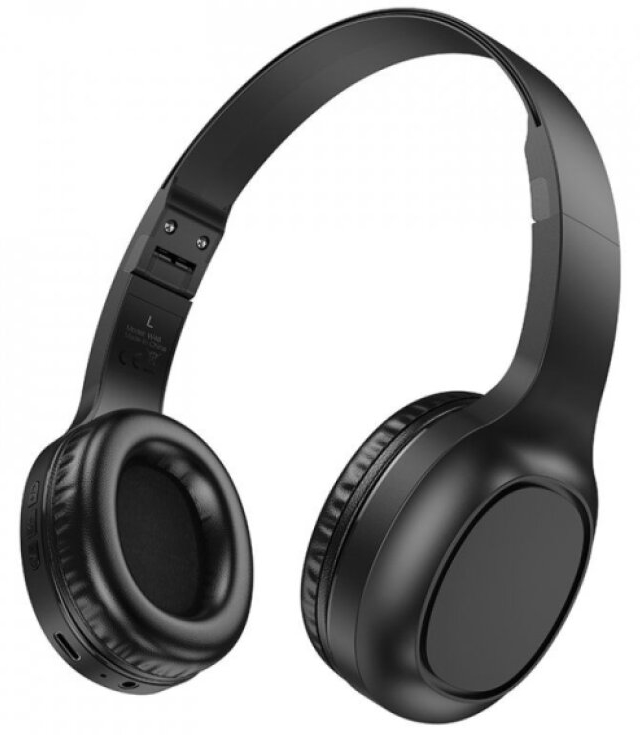 Bezdrátová náhlavní sluchátka - Hoco, W46 Charm Black