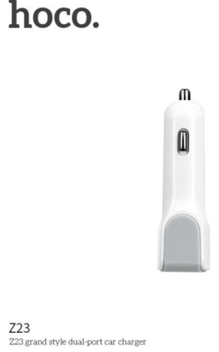 Auto-nabíječka pro iPhone a iPad - Hoco, Z23 Grand 2.4A
