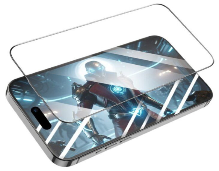 Ochranné tvrzené sklo na iPhone 15 Pro - Hoco, Bear Shield